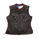 Rosie Women’s Motorcycle Leather Vest