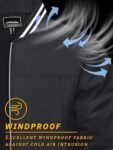 TACVASEN Men’s Lightweight Jacket Casual Spring Fall Windbreaker Bomber Zip Up Coat With Pocket